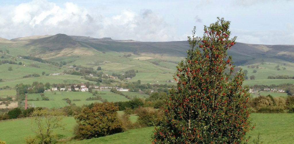 South Head and Kinderscout from Lydgate